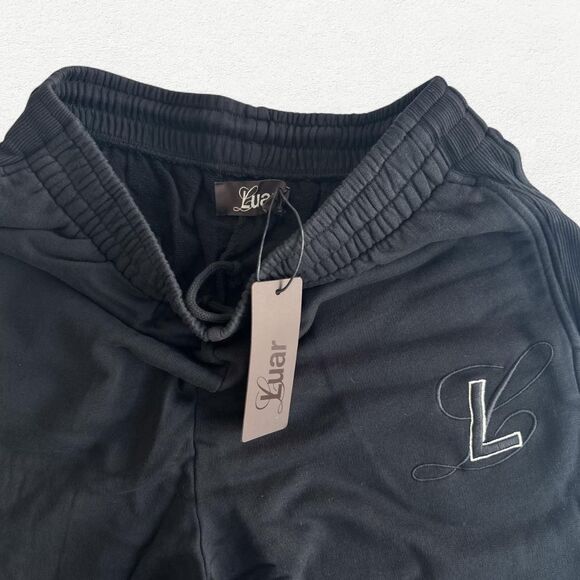 LUAR Logo Lounge Pants in Black - Picture 4 of 8